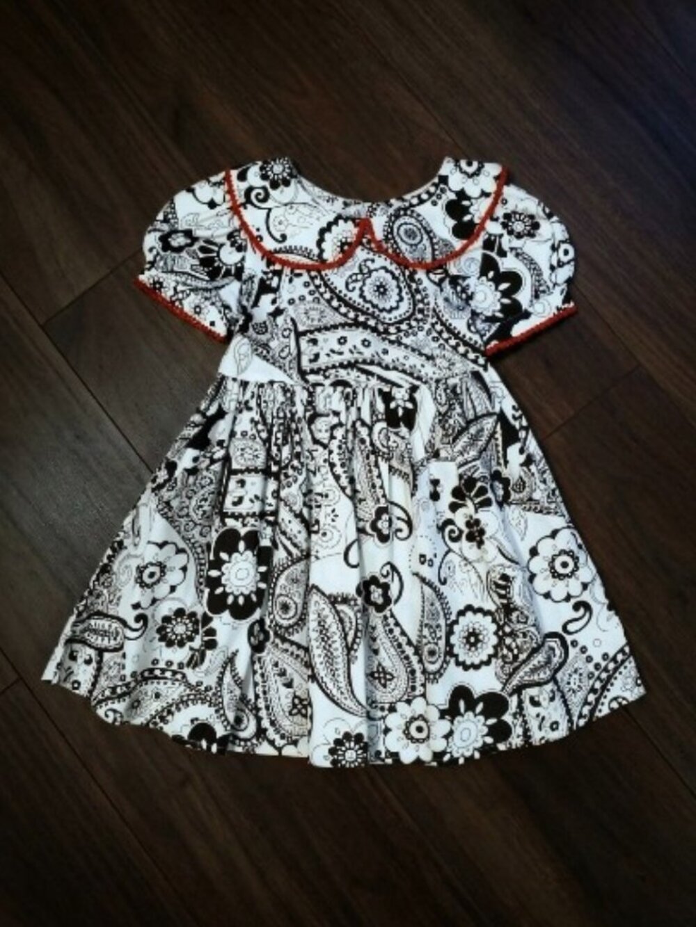 Maria Elena Black and White Dress Size 2T